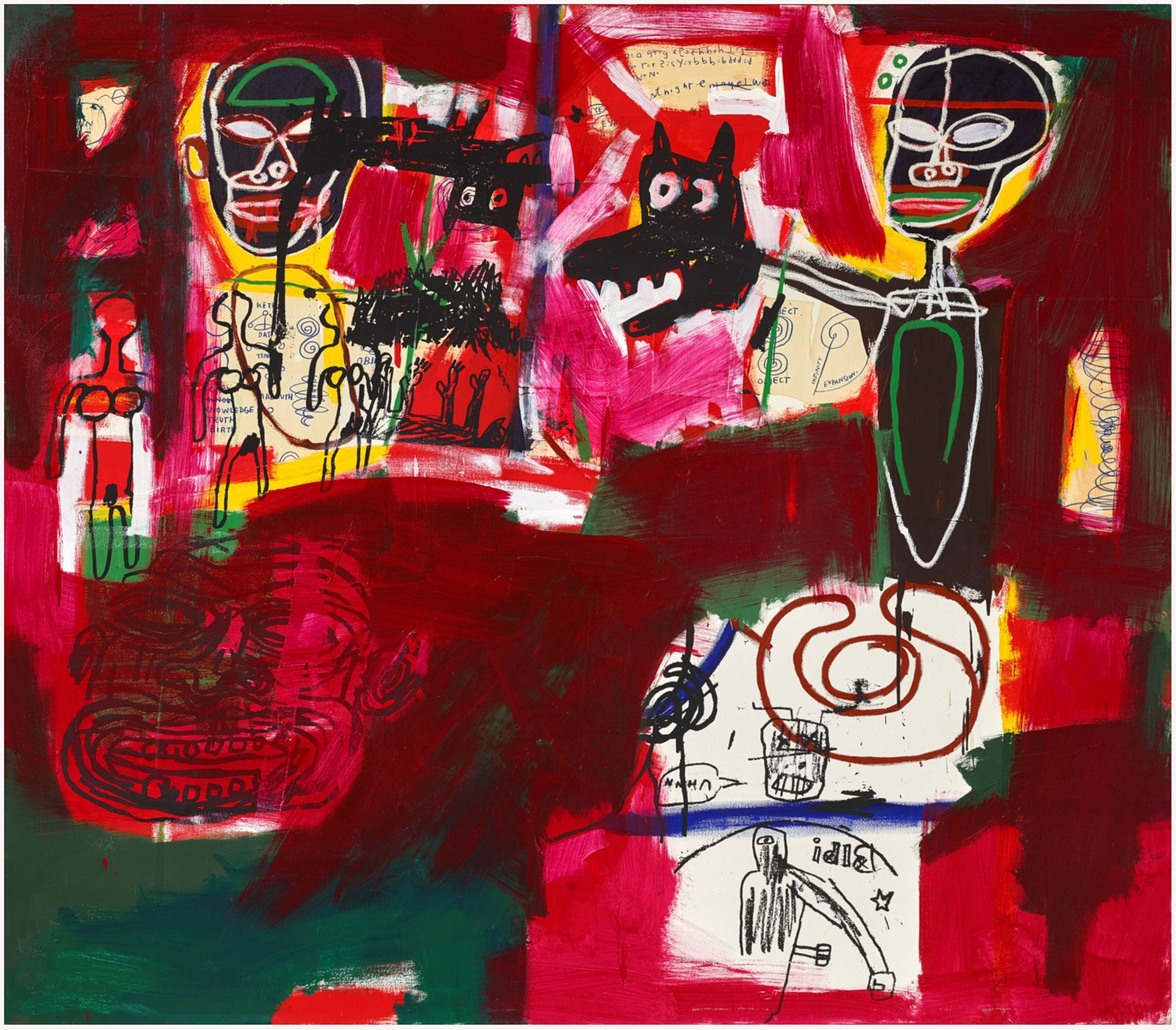 « Sabado por la Noche » (At Night) de Jean-Michel Basquiat - Christie's