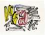 Roy Lichtenstein: Red And Yellow Apple - Signed Print