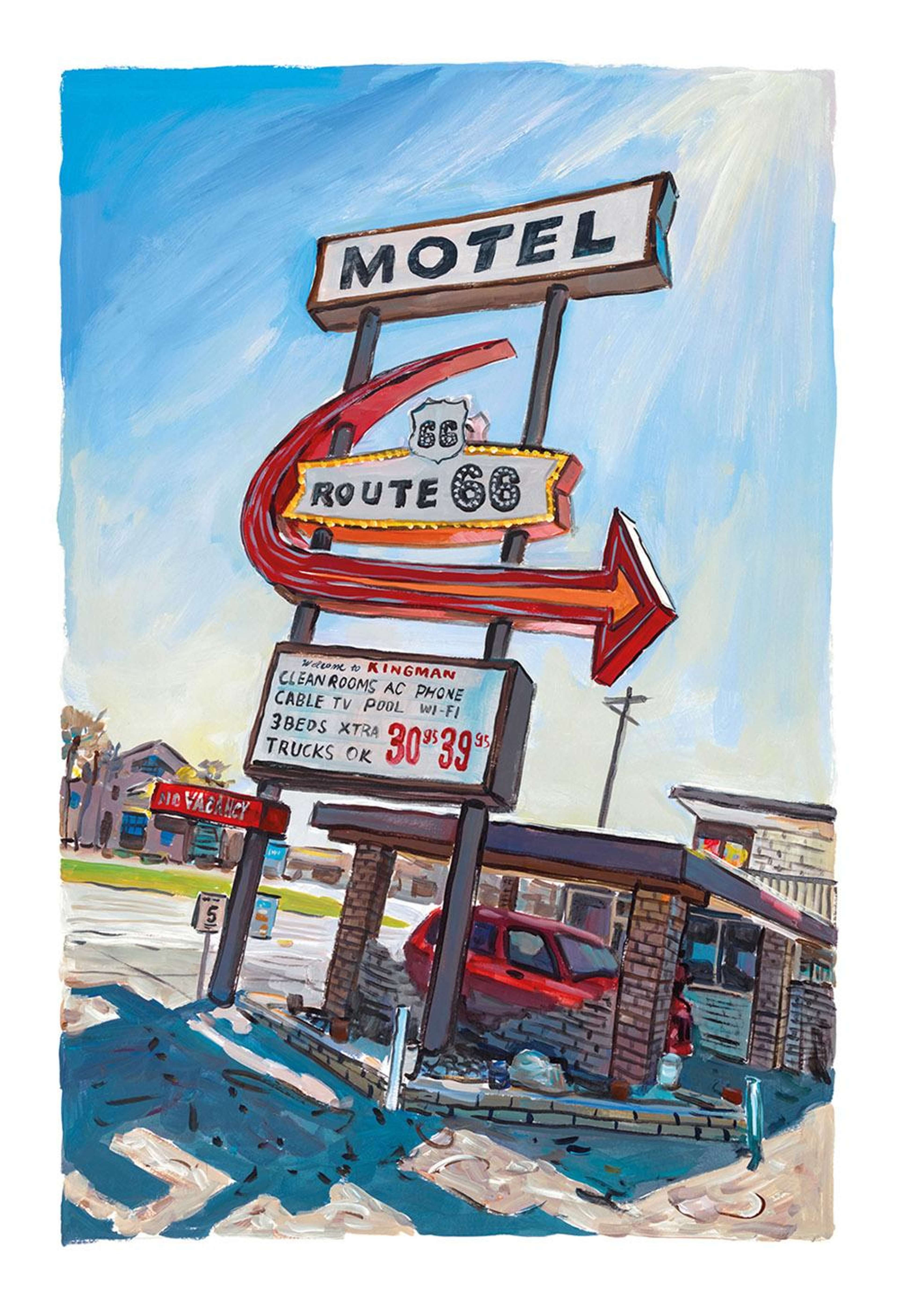 Kingman, Arizona - Signed Print by Bob Dylan 2017 - MyArtBroker