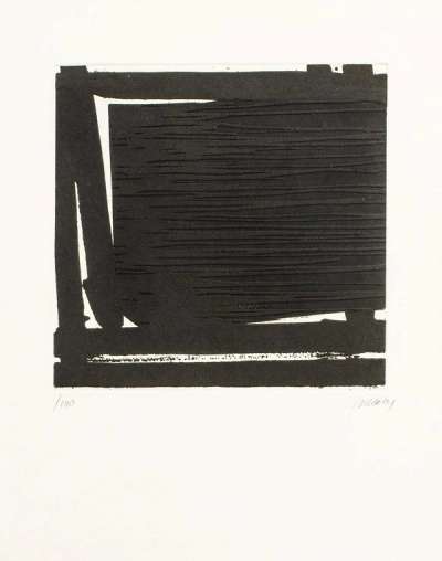 Eau-Forte XLI - Signed Print by Pierre Soulages 1979 - MyArtBroker