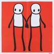 Holding Hands (red) - Signed Print