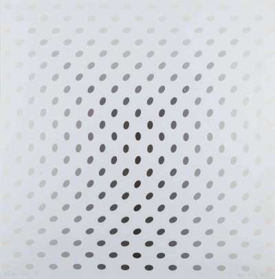 Nineteen Greys C - Signed Print by Bridget Riley 1968 - MyArtBroker
