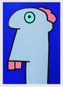 Thierry Noir: Blue Teeth - Signed Print