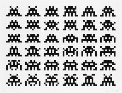 Repetition Variation Evolution - Signed Print by Invader 2017 - MyArtBroker