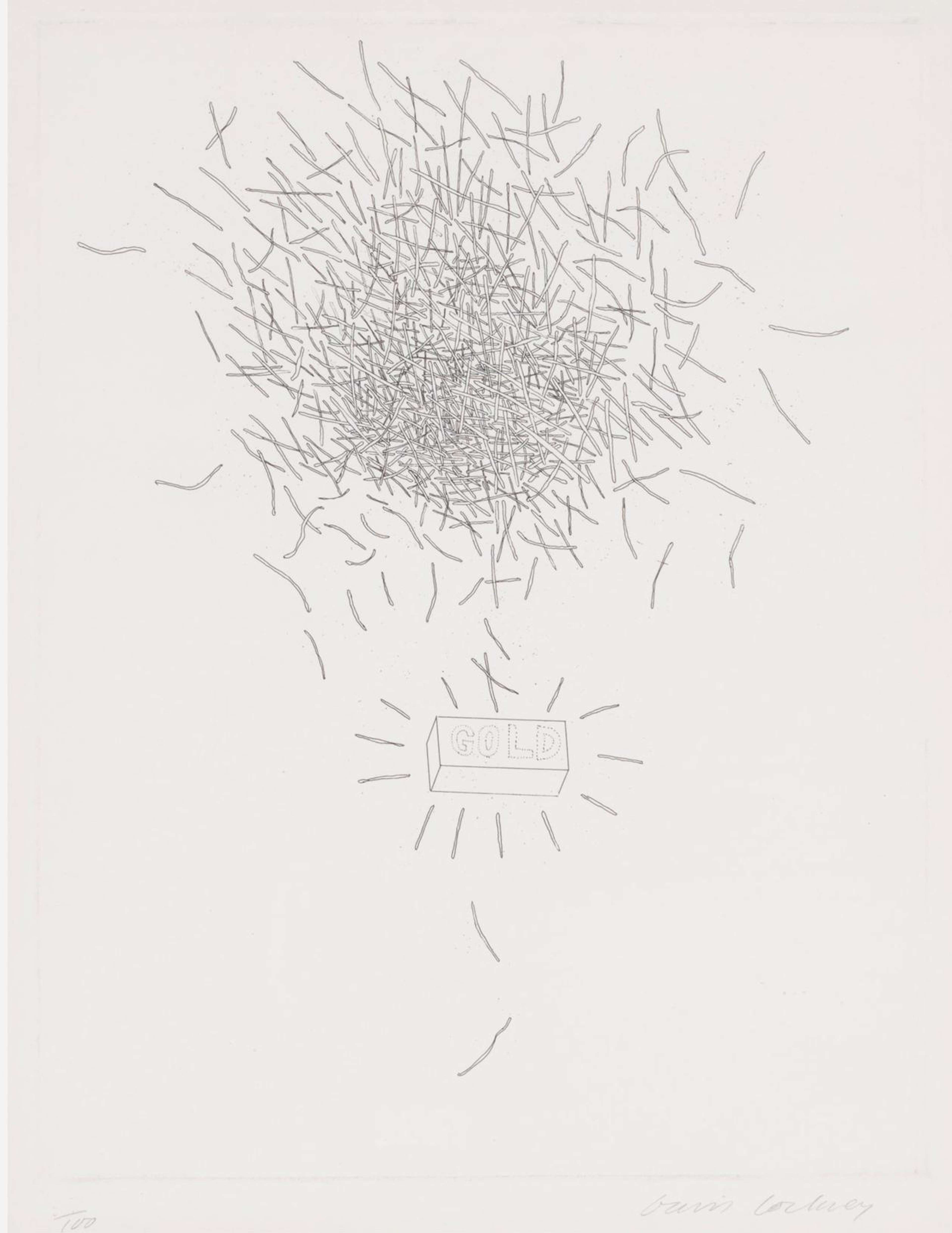 Gold - Signed Print by David Hockney 1969 - MyArtBroker