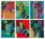 Andy Warhol: Grapes (complete set) (diamond dust) - Signed Print