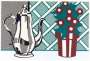 Roy Lichtenstein: Still Life With Pitcher And Flowers - Signed Print