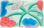 David Hockney: Landscape With A Plant, July 1986 - Signed Print
