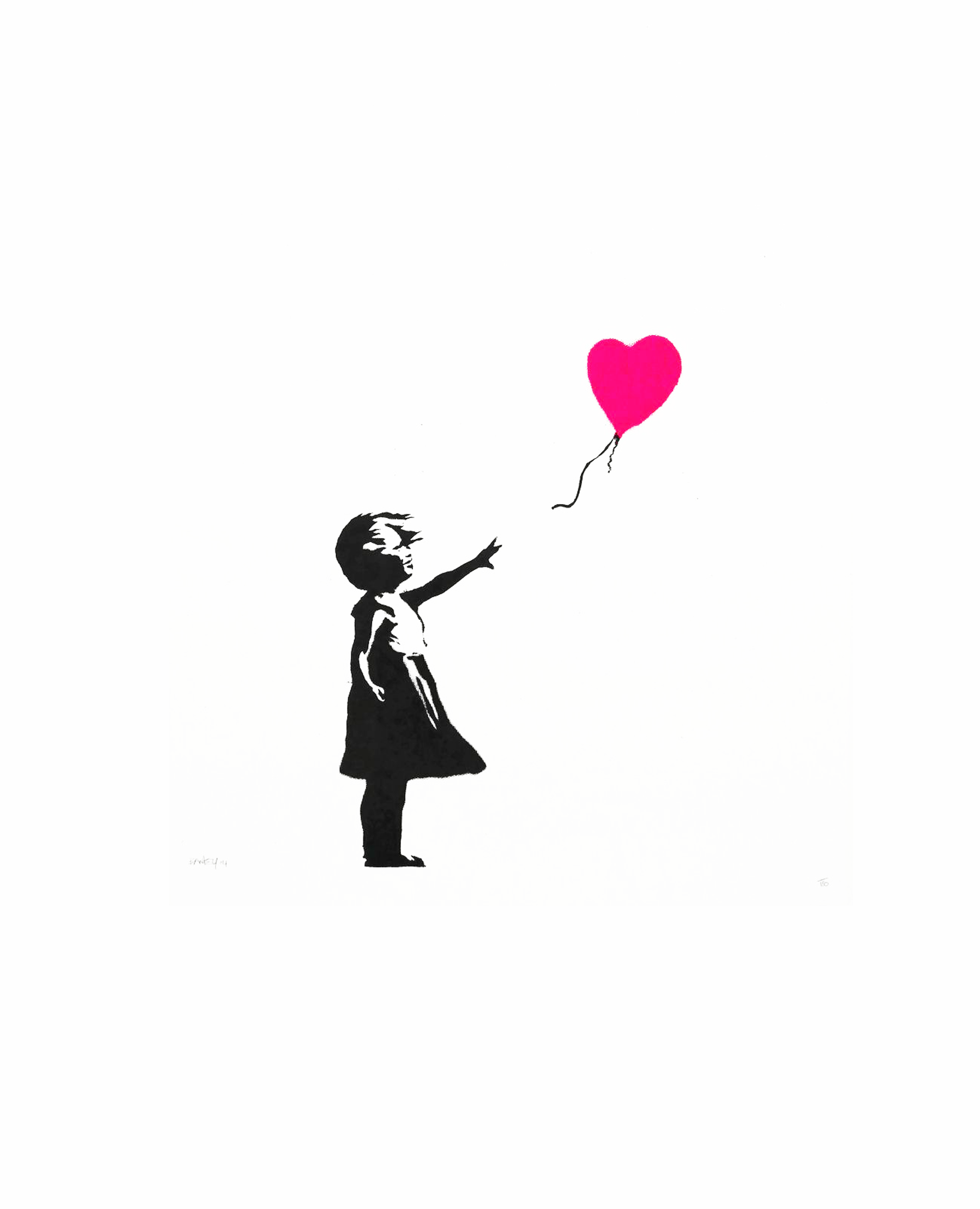 L'« *Girl With Balloon* » de Banksy : une icône à 14 millions de livres sterling sur le marché de l'estampe