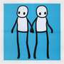 Stik: Holding Hands (blue) - Signed Print