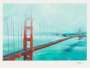 Bob Dylan: Golden Gate Bridge - Signed Print