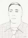 Alex Katz: Portrait Of Paul Taylor - Signed Print