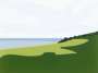 Julian Opie: Cornish Coast 1: Lantivet Coast - Signed Print