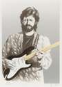 Ronnie Wood: Eric Clapton - Signed Print