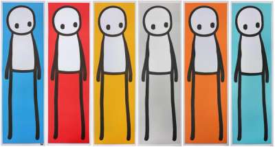Standing Figure (complete set) - Signed Print by Stik 2015 - MyArtBroker