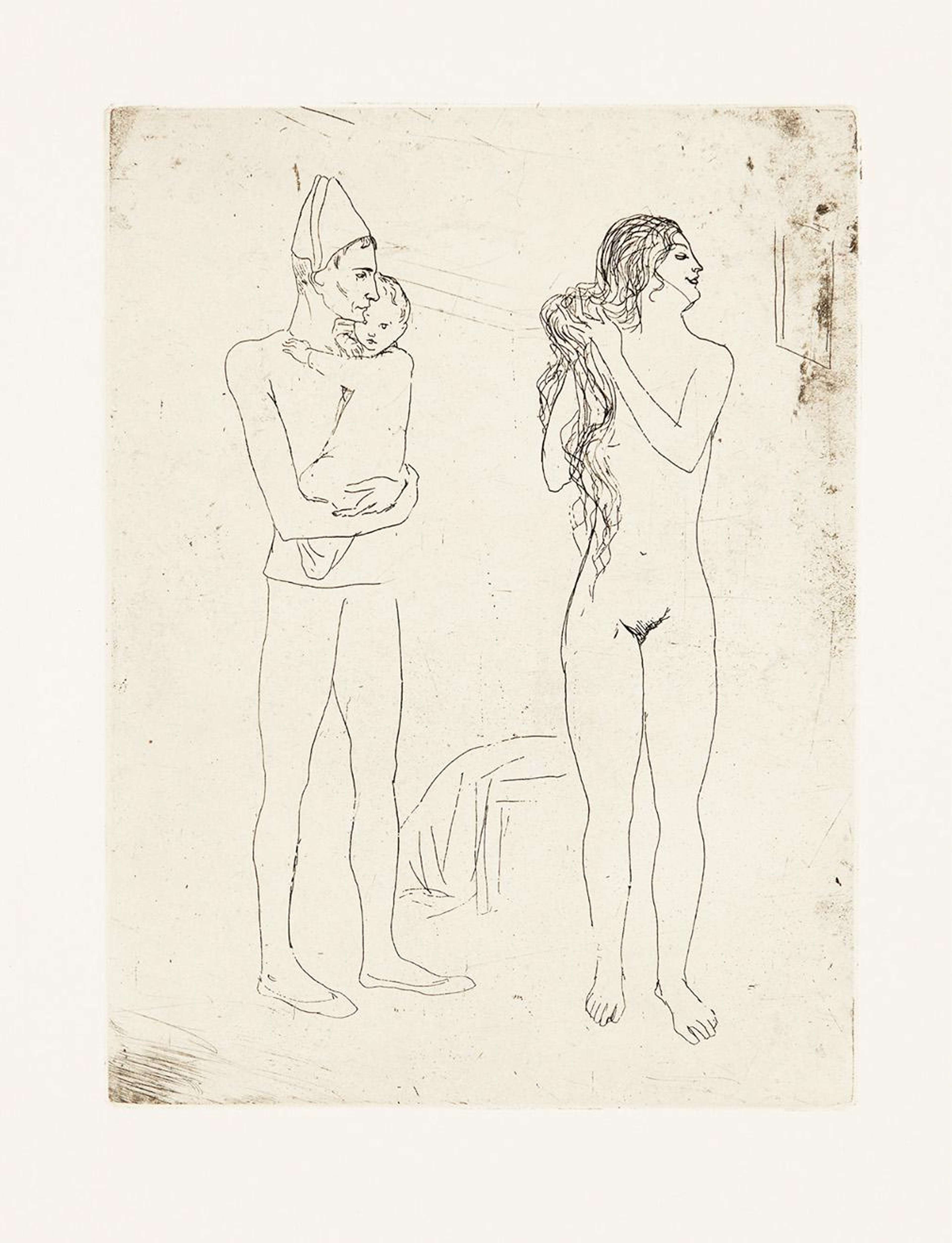 La Toilette De La Mère - Unsigned Print by Pablo Picasso 1905 - MyArtBroker