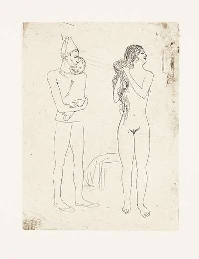 La Toilette De La Mère - Unsigned Print by Pablo Picasso 1905 - MyArtBroker