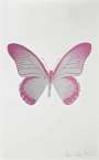 Damien Hirst: The Souls IV (silver gloss, loganberry pink) - Signed Print
