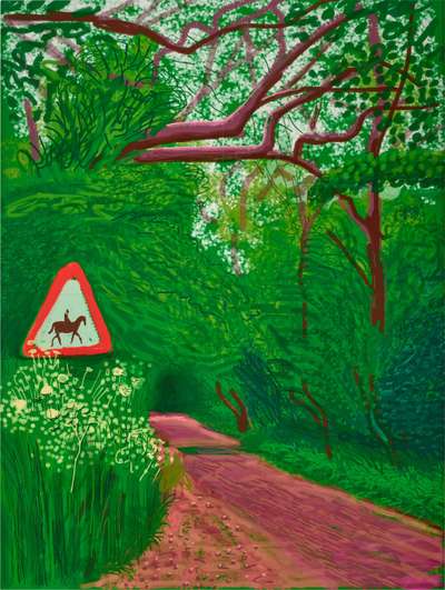 The Arrival Of Spring In Woldgate, East Yorkshire In 2011 (twenty eleven) -  30 May - Signed Print by David Hockney 2011 - MyArtBroker