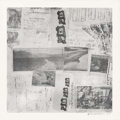Features X - Signed Print by Robert Rauschenberg 1970 - MyArtBroker