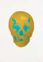 Damien Hirst: The Dead (oriental gold, turquoise) - Signed Print