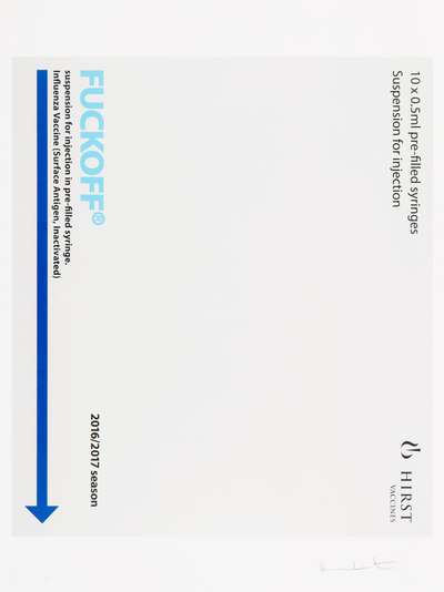Fuckoff - Signed Print by Damien Hirst 2017 - MyArtBroker