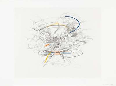 Untitled (twoandthreezeroes) - Signed Print by Julie Mehretu 2000 - MyArtBroker