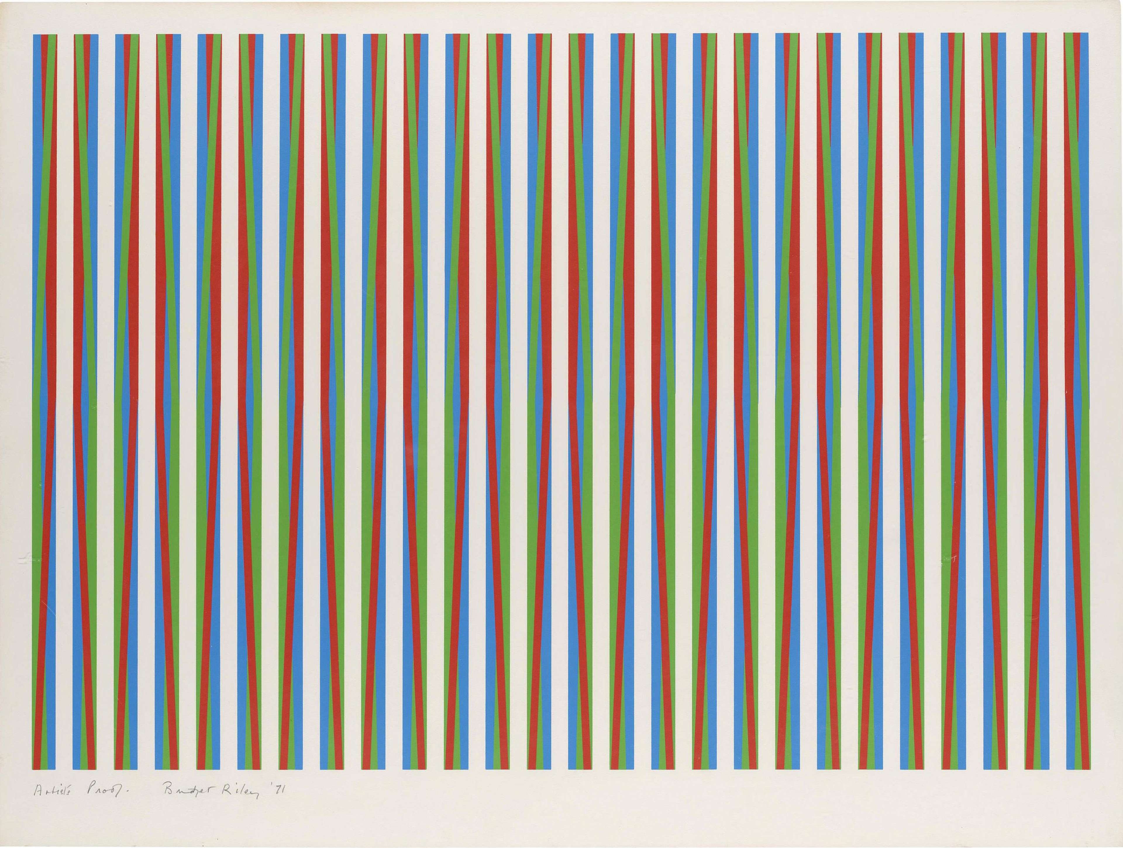 Firebird (AP) par Bridget Riley