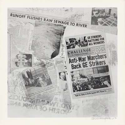 Features XXI - Signed Print by Robert Rauschenberg 1970 - MyArtBroker