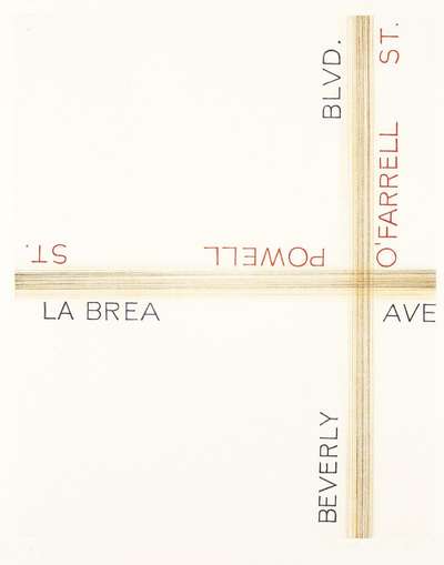 L.A.S.F. #1 - Signed Print by Ed Ruscha 2003 - MyArtBroker