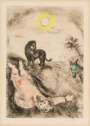 Marc Chagall: Prophete Tue Par Un Lion - Signed Print