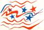 Alexander Calder: Stars And Stripes - Signed Print