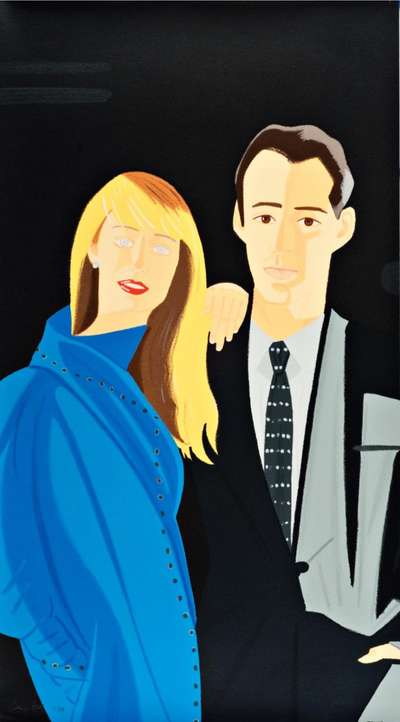 Pas De Deux I (David Salle And Janet Leonard) - Signed Print by Alex Katz 1994 - MyArtBroker