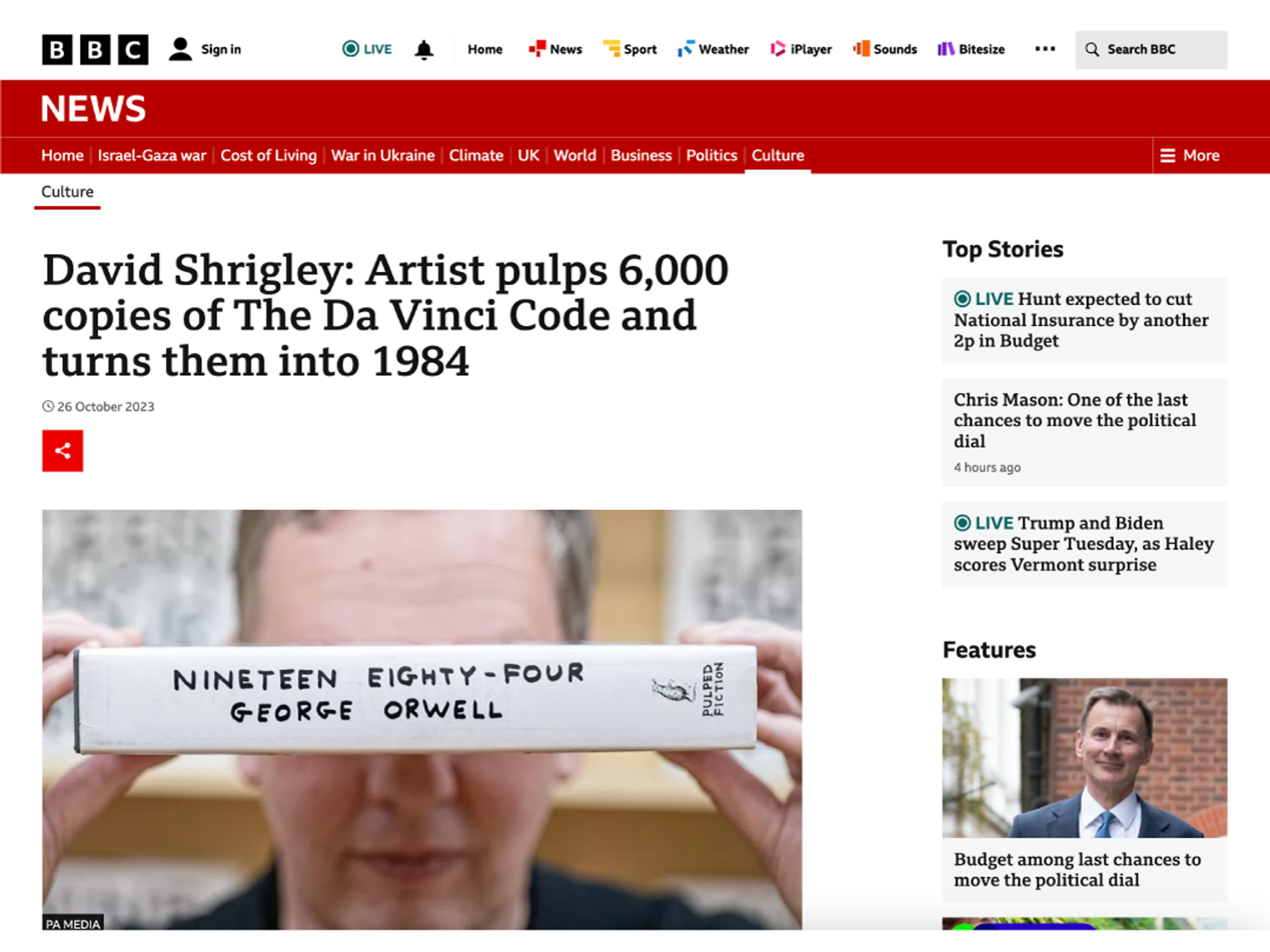 BBC Shrigley Article