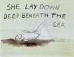 She Lay Down - Signed Print