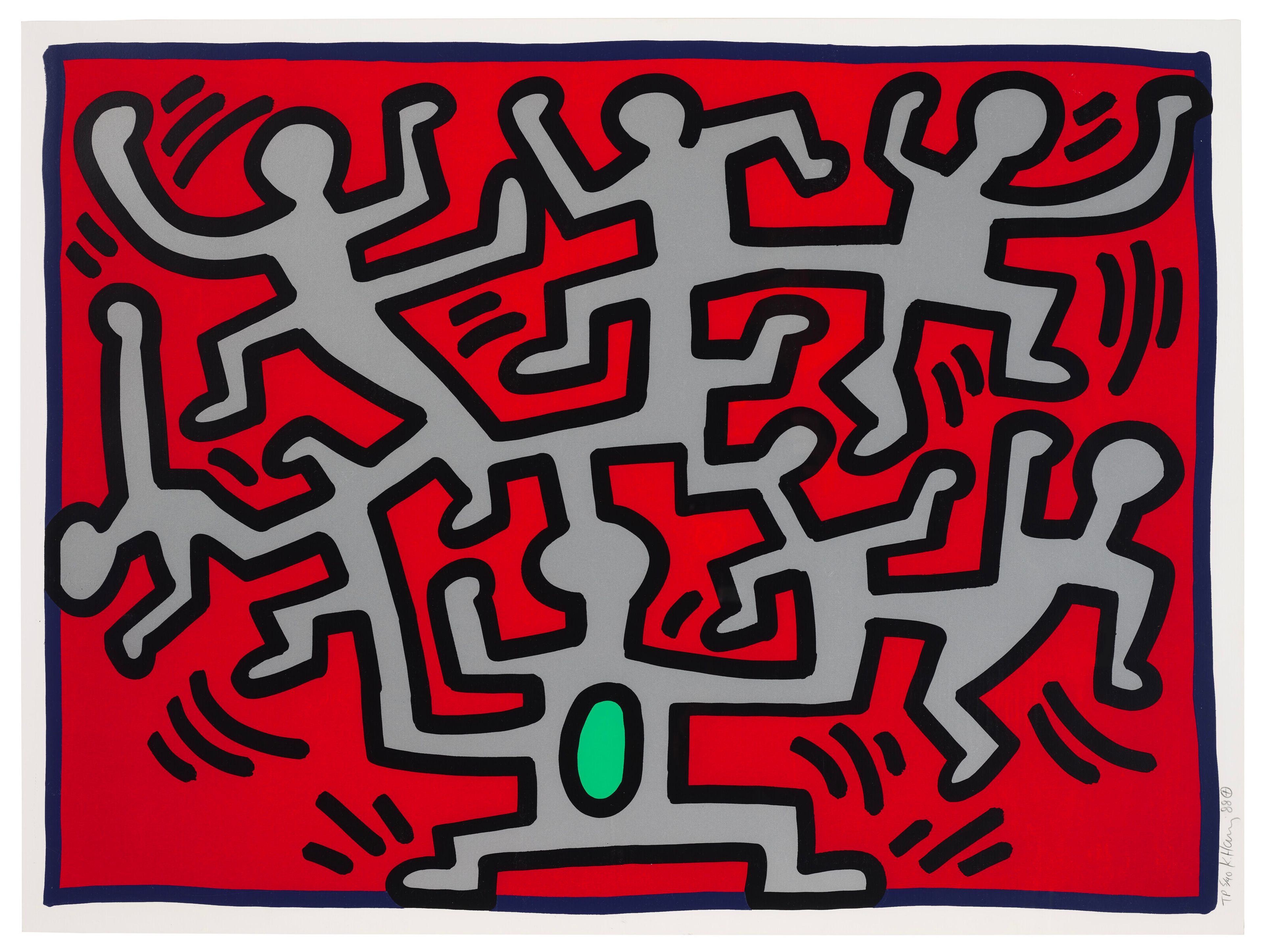 Growing 4 (TP) par Keith Haring 1988 - MyArtBroker