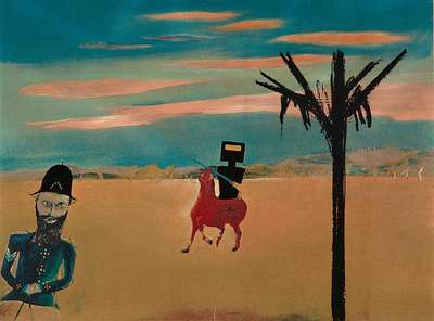The Encounter - Signed Print by Sidney Nolan 1978 - MyArtBroker