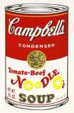 Campbell’s Soup II, Tomato Beef Noodle O’s (F. & S. II.61) - Signed Print