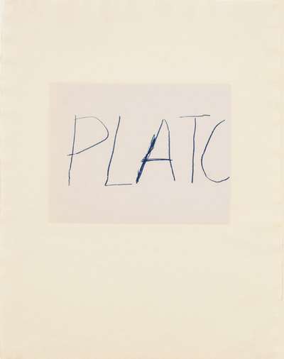 Plato - Signed Print by Cy Twombly 1978 - MyArtBroker