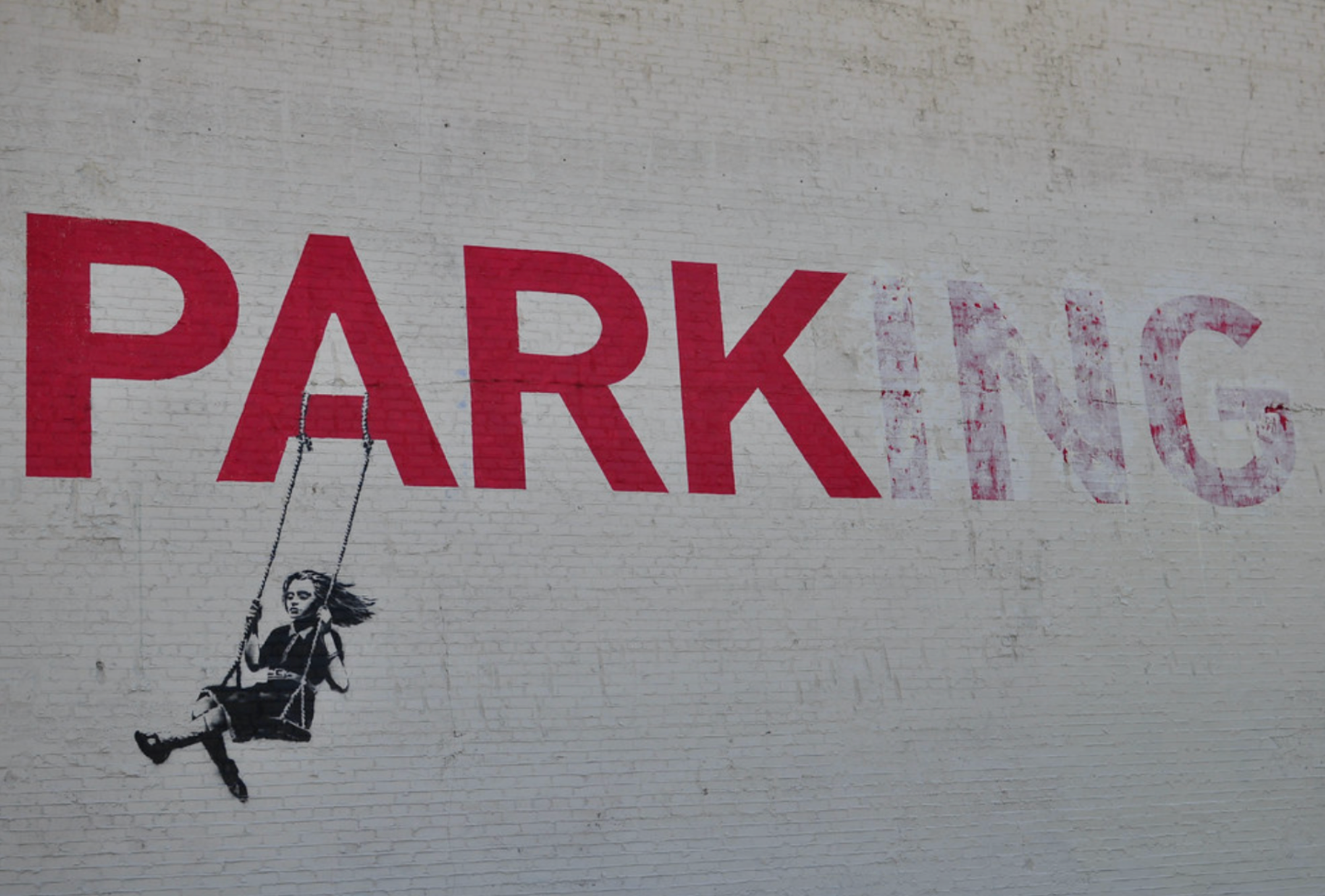Swing Girl de Banksy - MyArtBroker