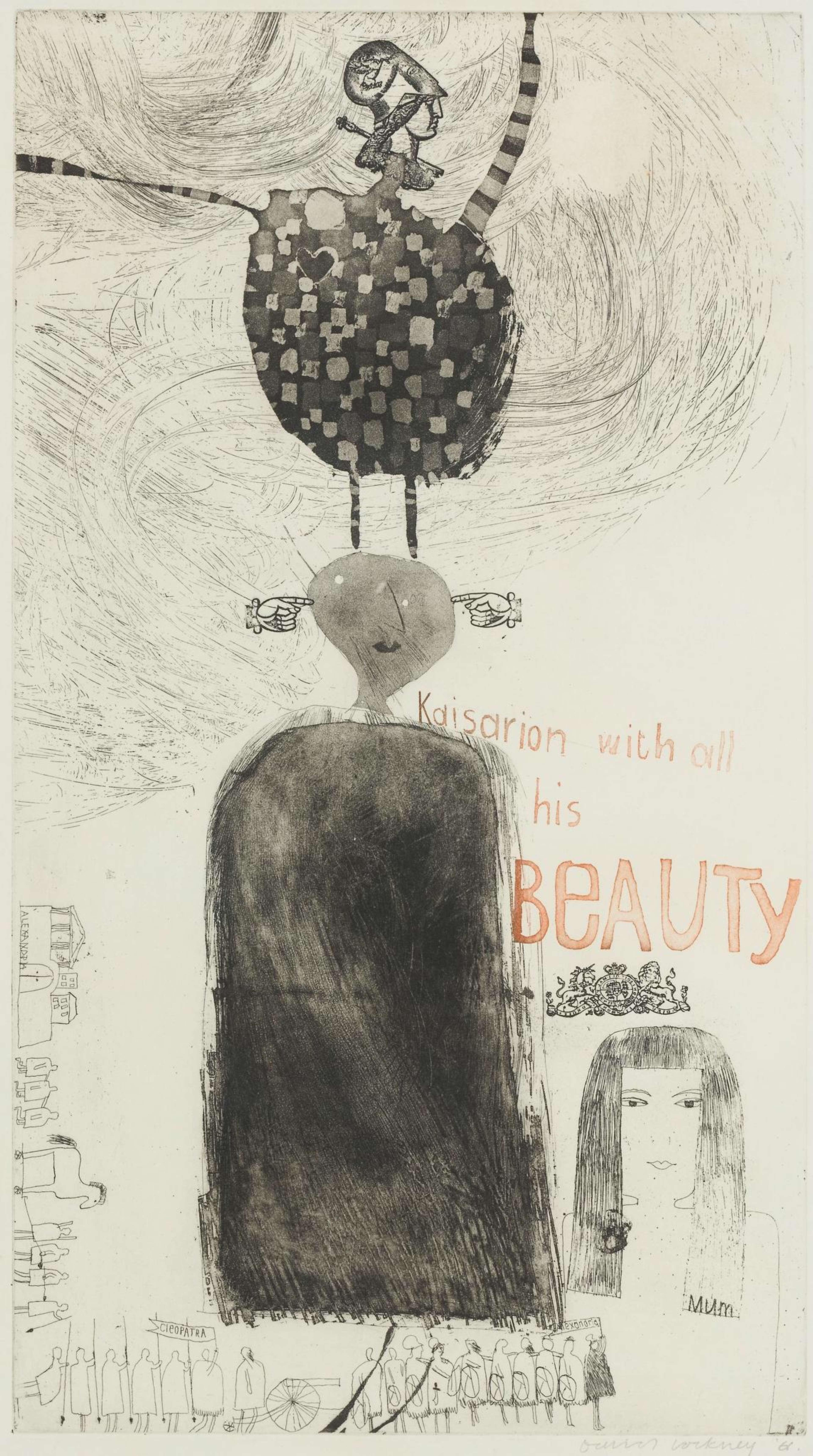 Kaisarion With All His Beauty - Signed Print by David Hockney 1961 - MyArtBroker