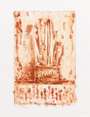 Jasper Johns: Savarin 3 (Red) - Signed Print