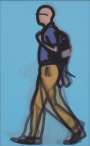 Julian Opie: Academic - Signed Print