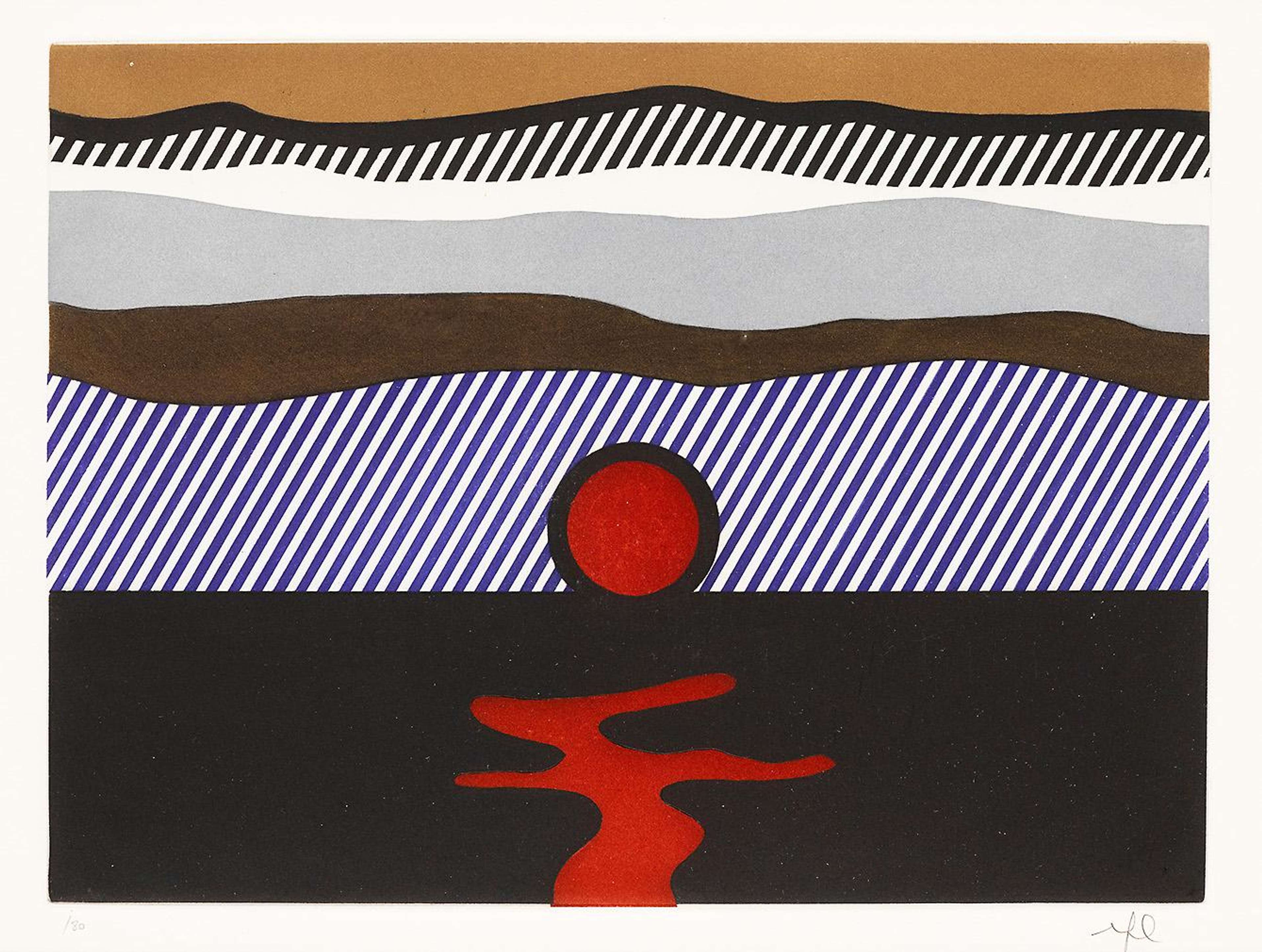 Illustration For De Nouveau Au Dessus De Denver - Signed Print by Roy Lichtenstein 1992 - MyArtBroker