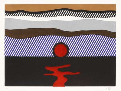 Illustration For De Nouveau Au Dessus De Denver - Signed Print by Roy Lichtenstein 1992 - MyArtBroker