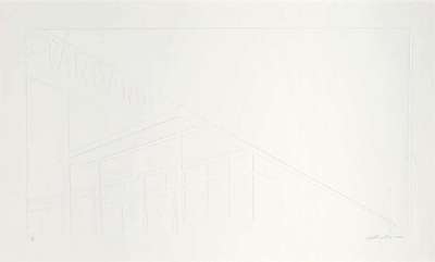 Ghost Station - Signed Print by Ed Ruscha 2011 - MyArtBroker