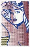 Nude With Blue Hair State I - Signed Print