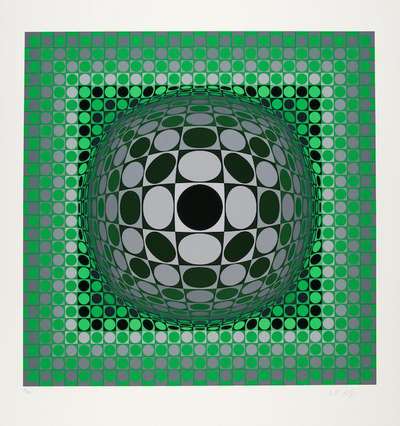Louisiana II - Signed Print by Victor Vasarely 1983 - MyArtBroker