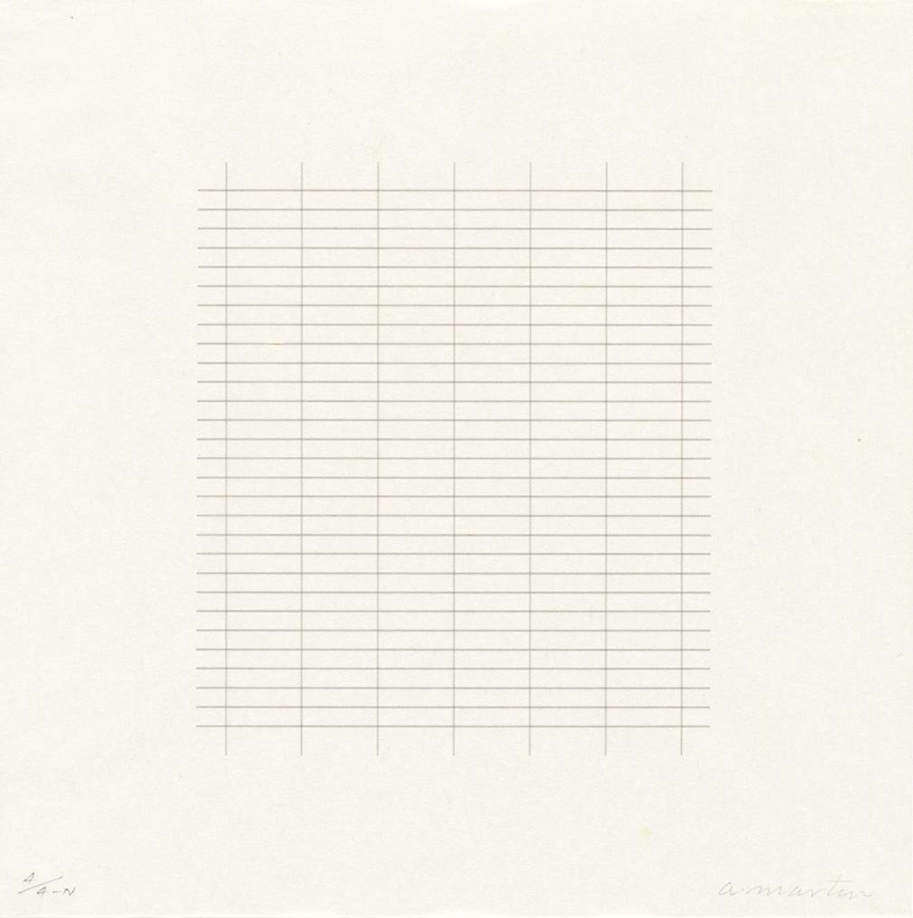 Guide de vente pour un(e) collectionneur(se) d'Agnes Martin