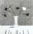 Flowers Made Of Paper And Black Ink - Signed Print